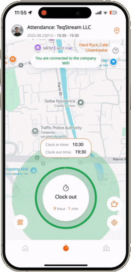 Convenient attendance registration